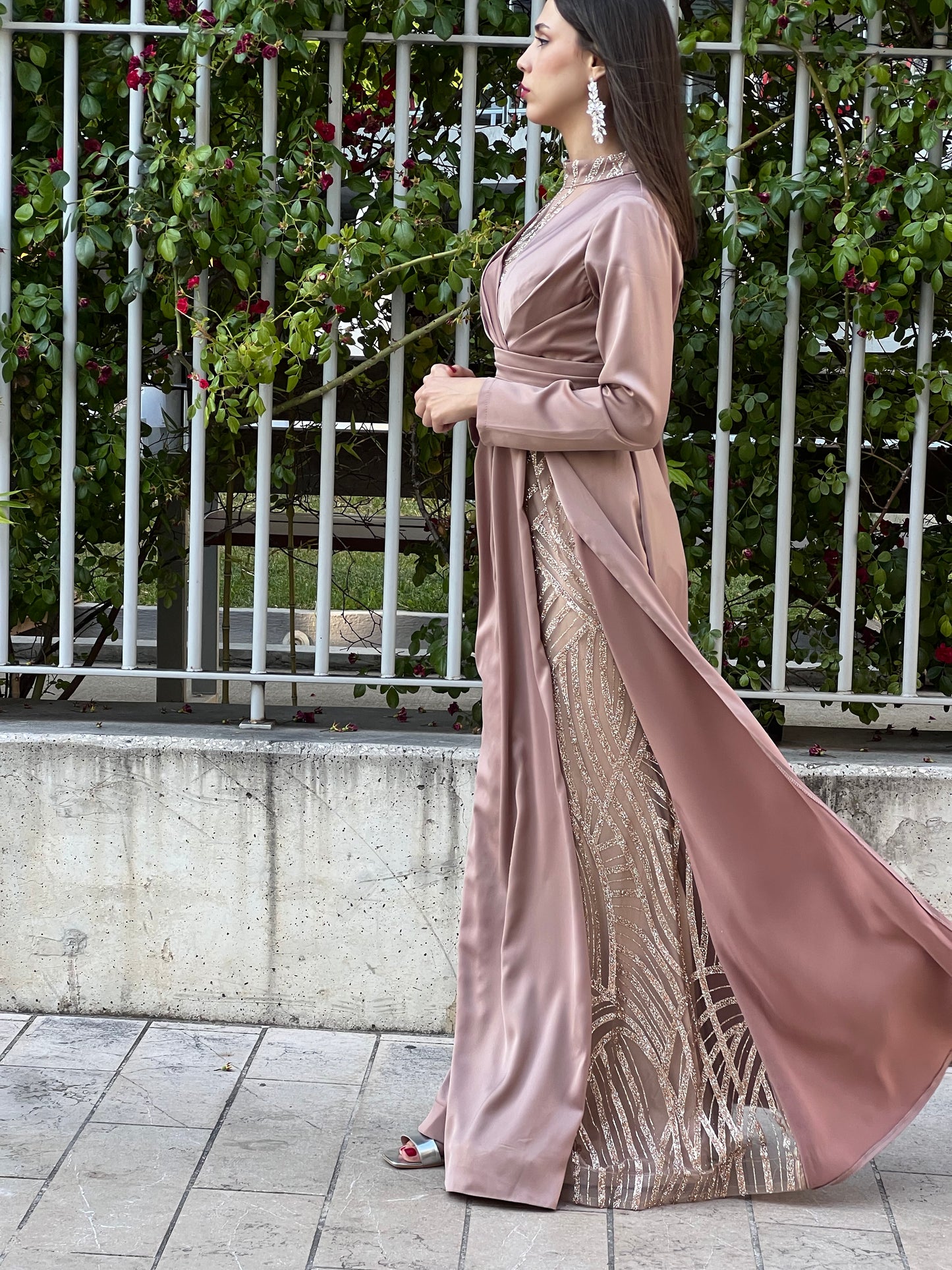 Robe de Soiree" Lunel" By Amir couture