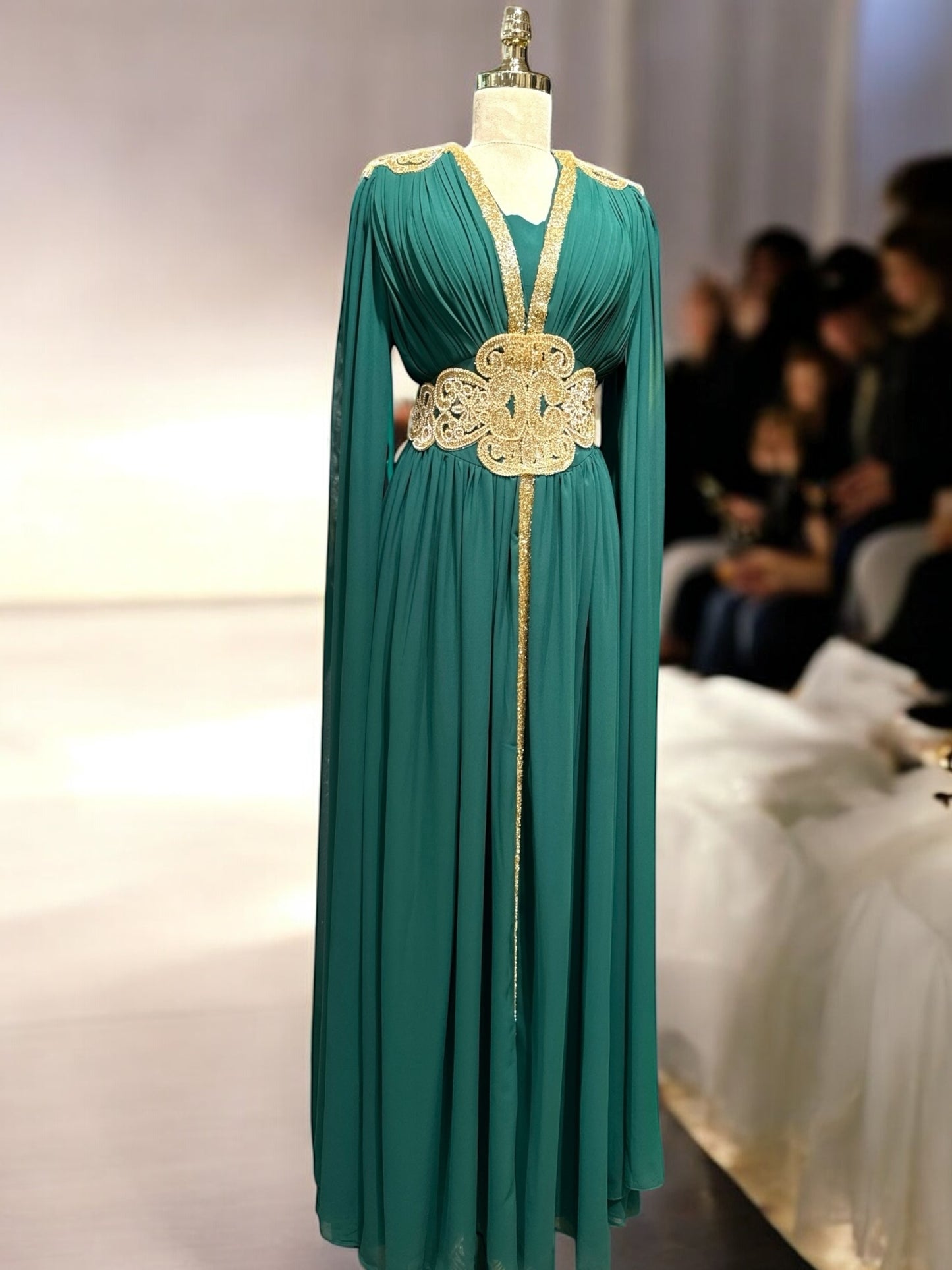 Caftan de Mariage Oriental "Arabie" – Élégance Royale par Amir Couture