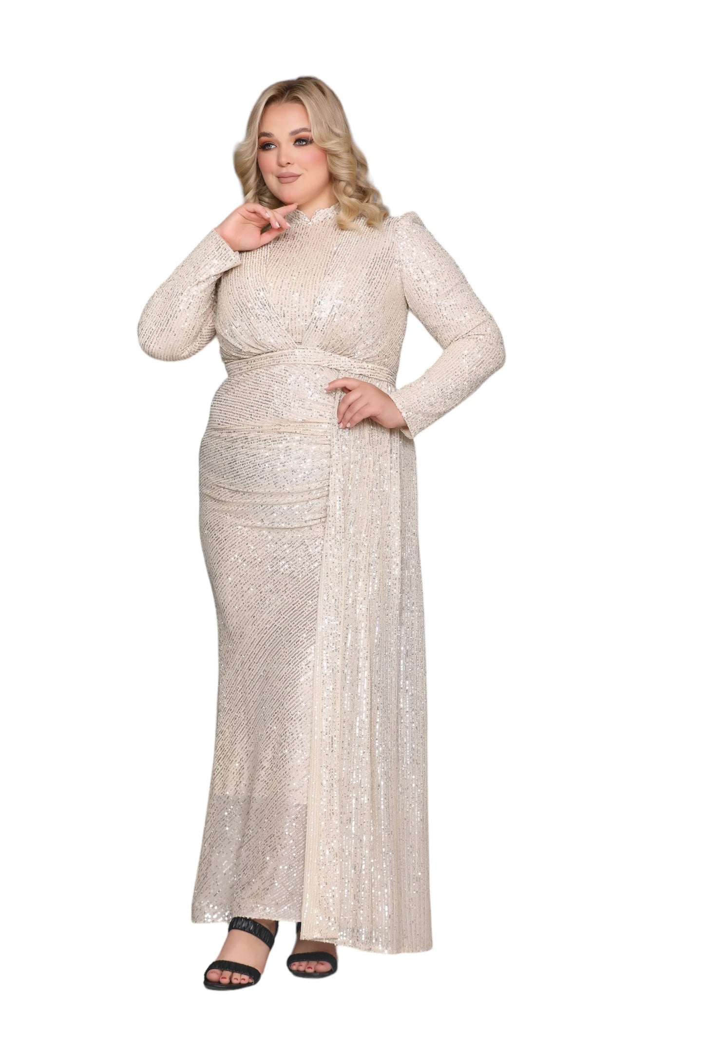 Robe de Soirée "Vegas" en Grande Taille by Amircouture - AmirCouture 