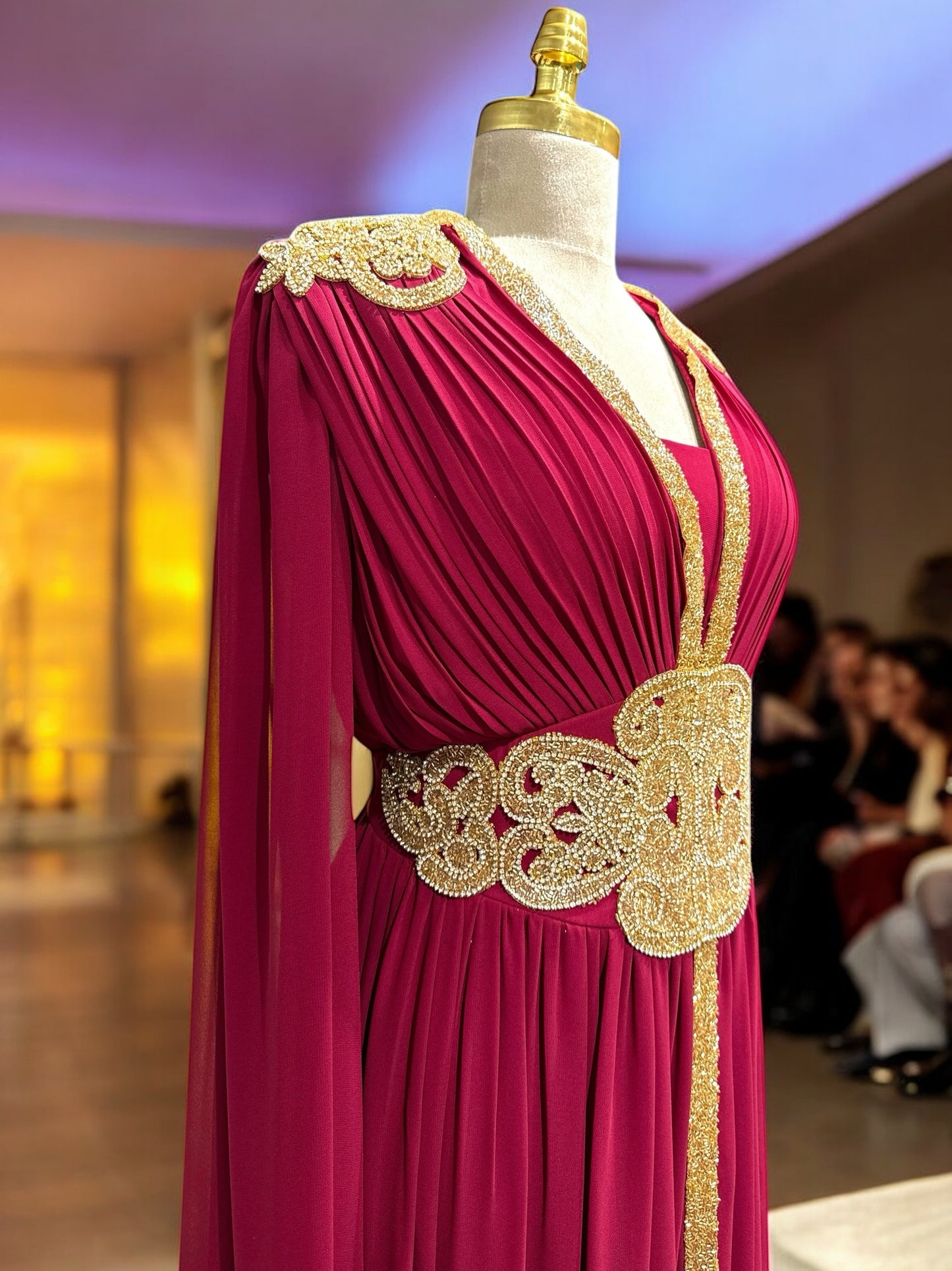 Caftan de Mariage Oriental "Arabie" – Élégance Royale par Amir Couture