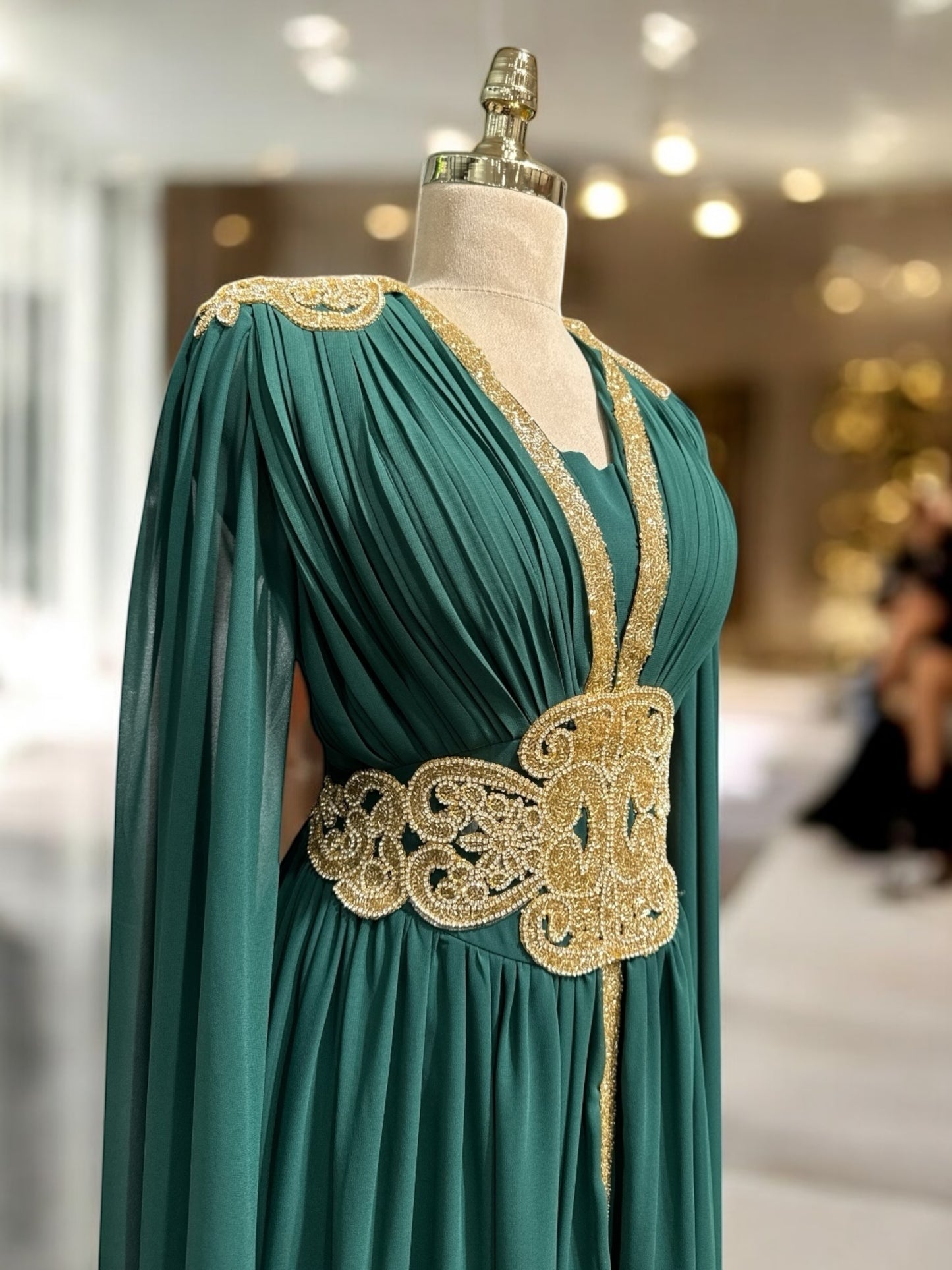 Caftan de Mariage Oriental "Arabie" – Élégance Royale par Amir Couture